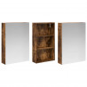 Zestaw Szafek Łazienkowych z półką 3 pcs 140 x 14,5 x 70 cm