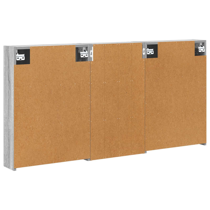 Zestaw Szafek Łazienkowych z półką 3 pcs 140 x 14,5 x 70 cm