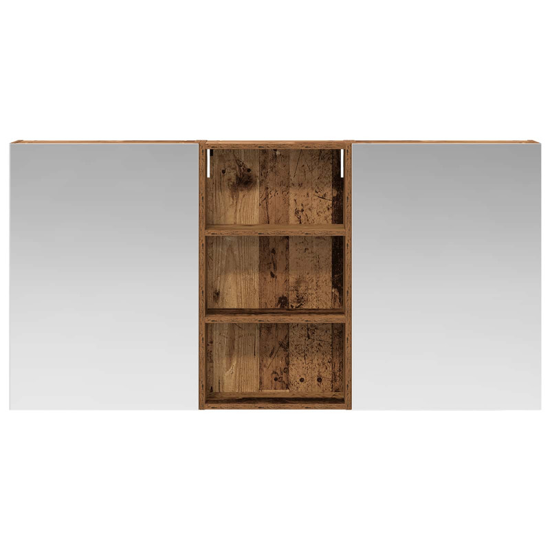 Zestaw Szafek Łazienkowych z półką 3 pcs 140 x 14,5 x 70 cm