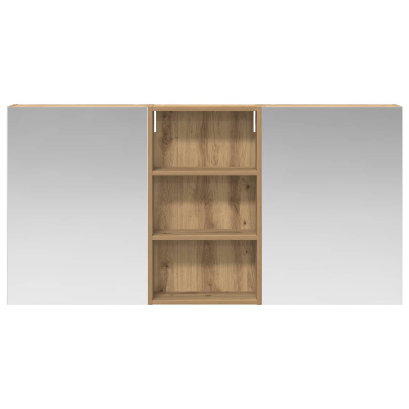 Zestaw Szafek Łazienkowych z półką 3 pcs 140 x 14,5 x 70 cm