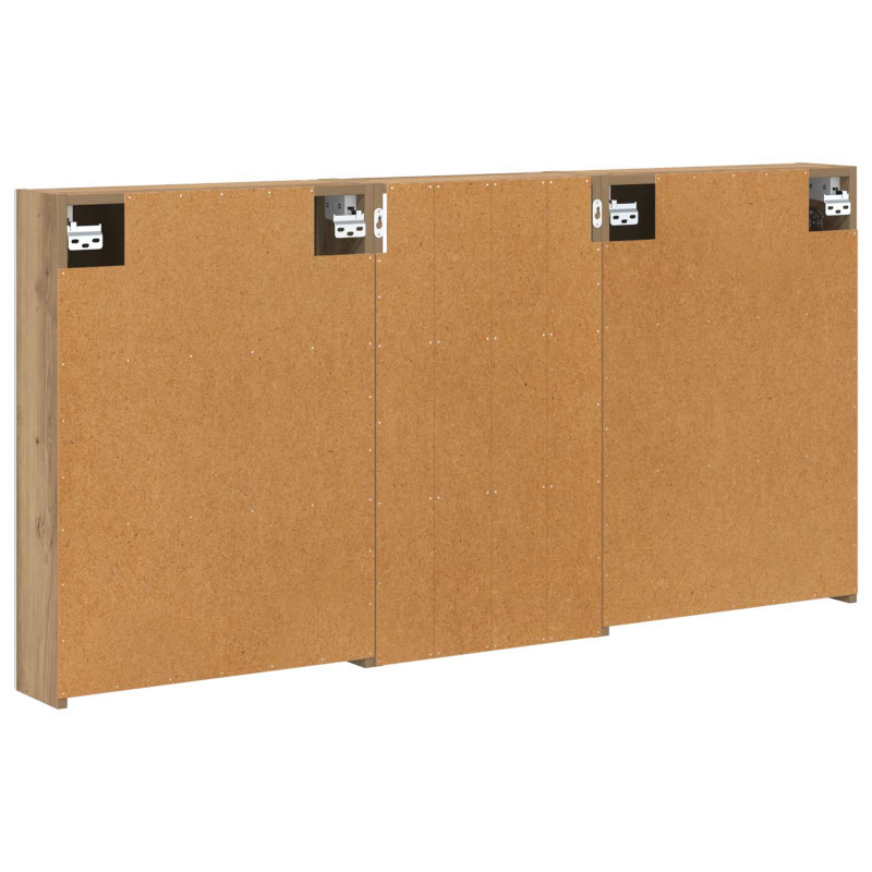 Zestaw Szafek Łazienkowych z półką 3 pcs 140 x 14,5 x 70 cm