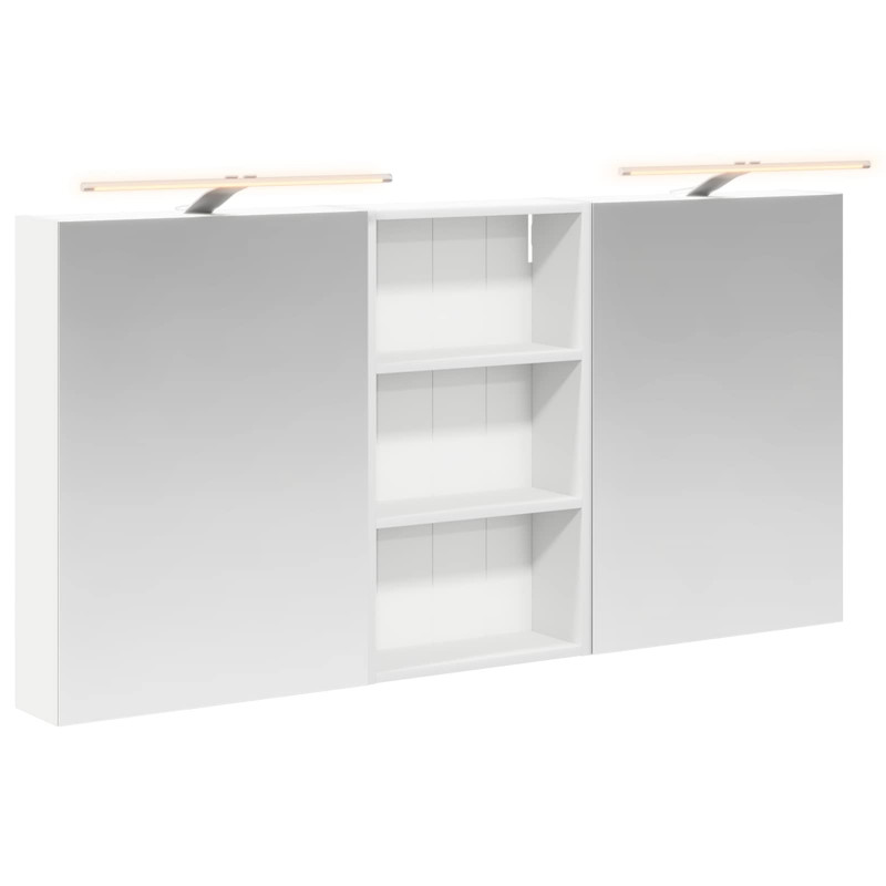 Zestaw Szafek Łazienkowych z półką 3 pcs 140 x 14,5 x 70 cm