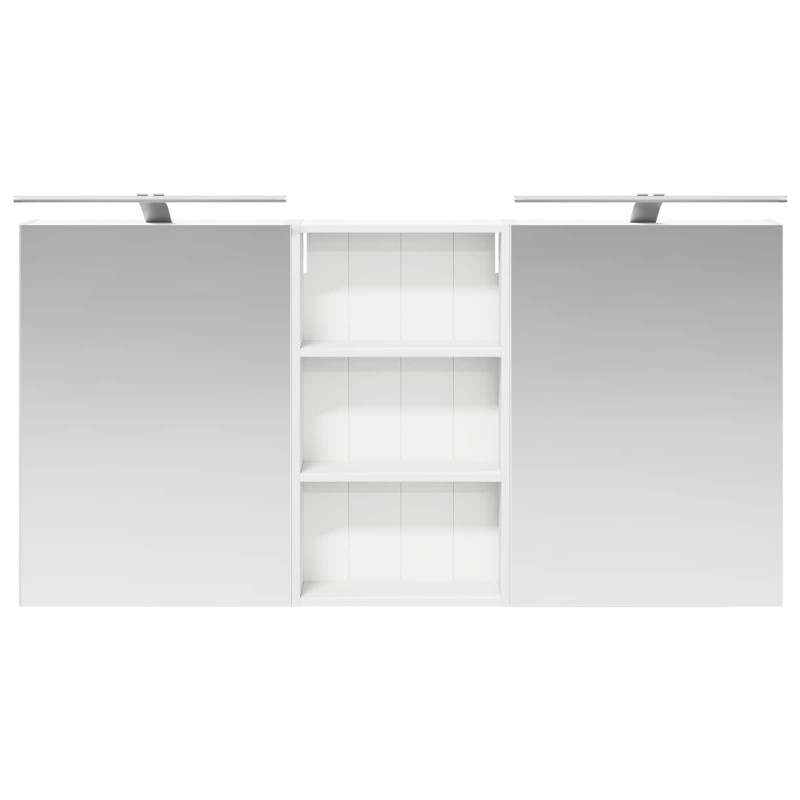 Zestaw Szafek Łazienkowych z półką 3 pcs 140 x 14,5 x 70 cm