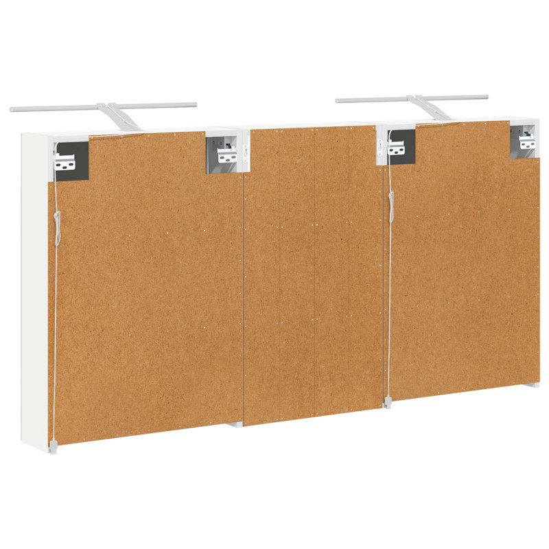 Zestaw Szafek Łazienkowych z półką 3 pcs 140 x 14,5 x 70 cm