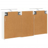 Zestaw Szafek Łazienkowych z półką 3 pcs 140 x 14,5 x 70 cm