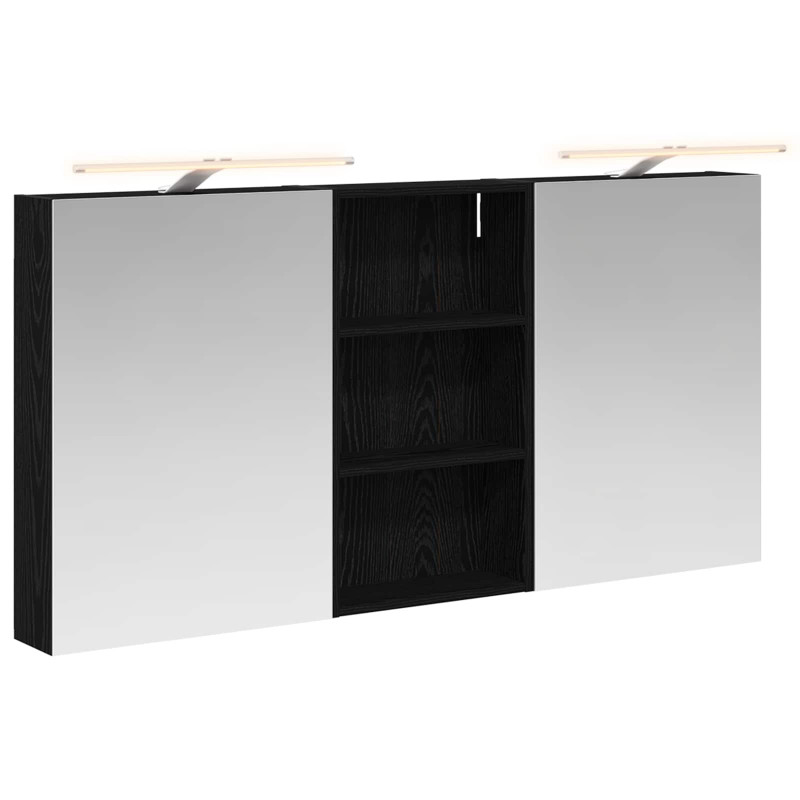 Zestaw Szafek Łazienkowych z półką 3 pcs 140 x 14,5 x 70 cm
