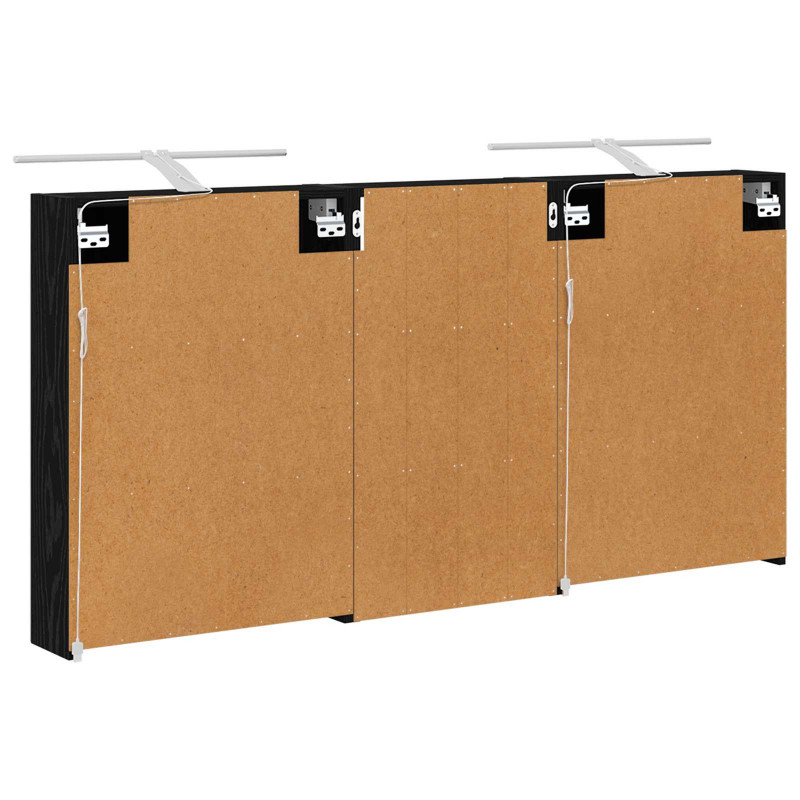 Zestaw Szafek Łazienkowych z półką 3 pcs 140 x 14,5 x 70 cm