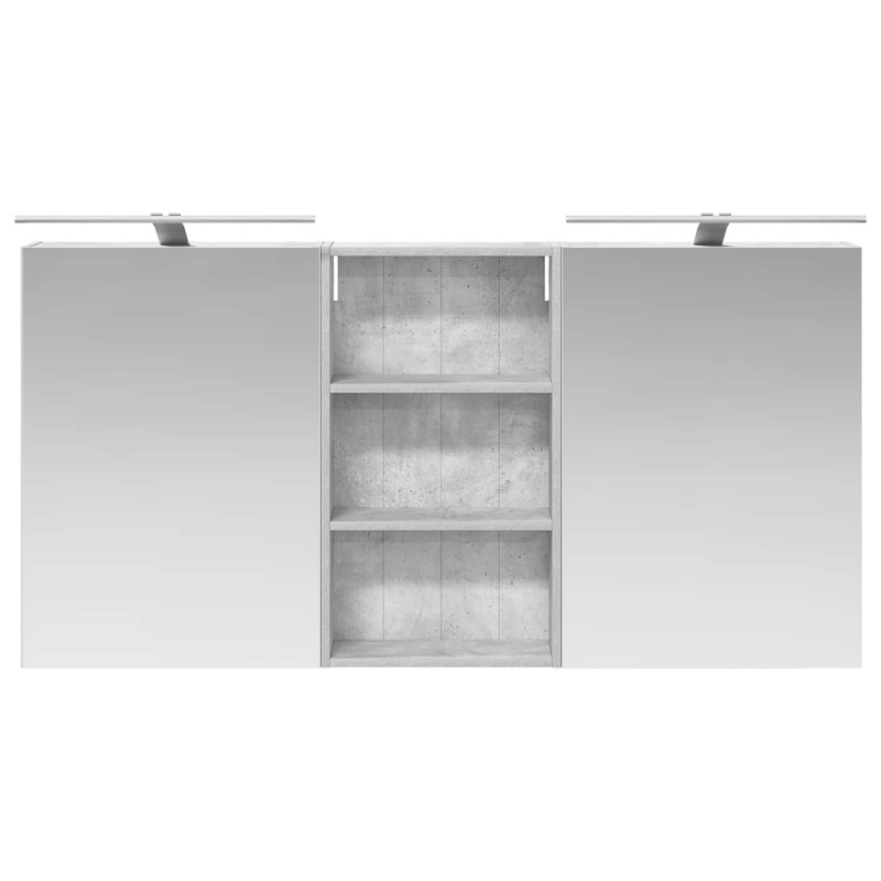 Zestaw Szafek Łazienkowych z półką 3 pcs 140 x 14,5 x 70 cm