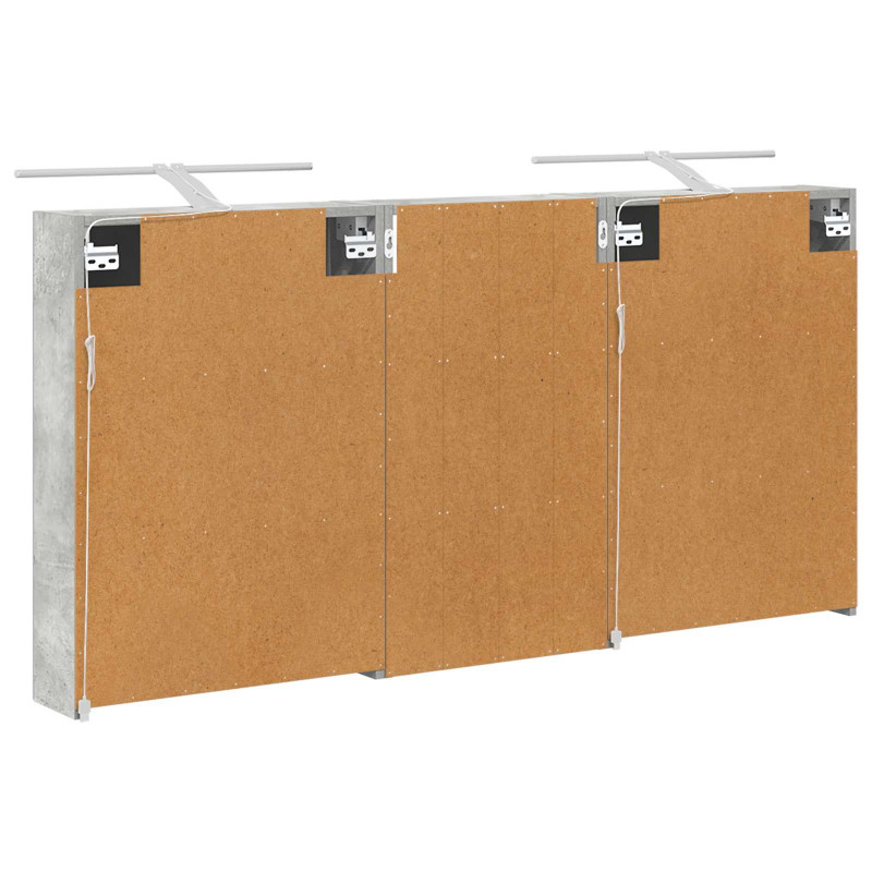 Zestaw Szafek Łazienkowych z półką 3 pcs 140 x 14,5 x 70 cm