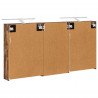 Zestaw Szafek Łazienkowych z półką 3 pcs 140 x 14,5 x 70 cm