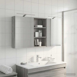 Zestaw Szafek Łazienkowych 3 pcs 140 x 14,5 x 70 cm
