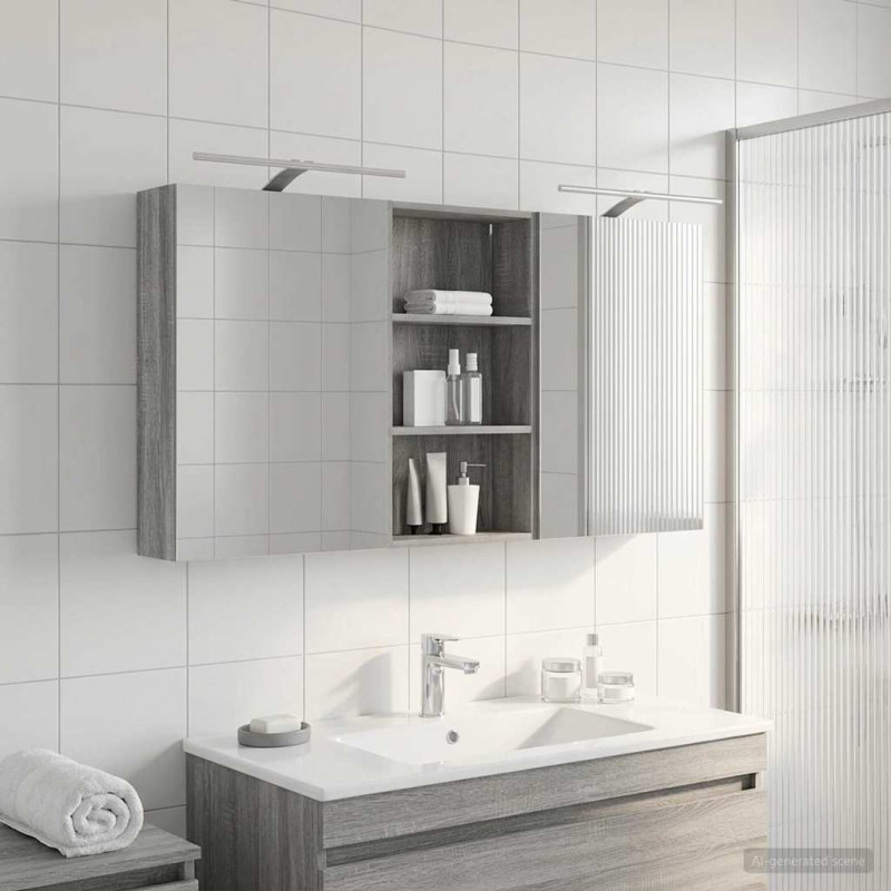 Zestaw Szafek Łazienkowych 3 pcs 140 x 14,5 x 70 cm