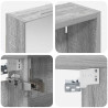 Zestaw Szafek Łazienkowych 3 pcs 140 x 14,5 x 70 cm
