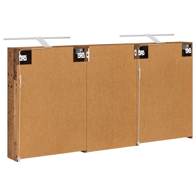 Zestaw Szafek Łazienkowych z półką 3 pcs 140 x 14,5 x 70 cm