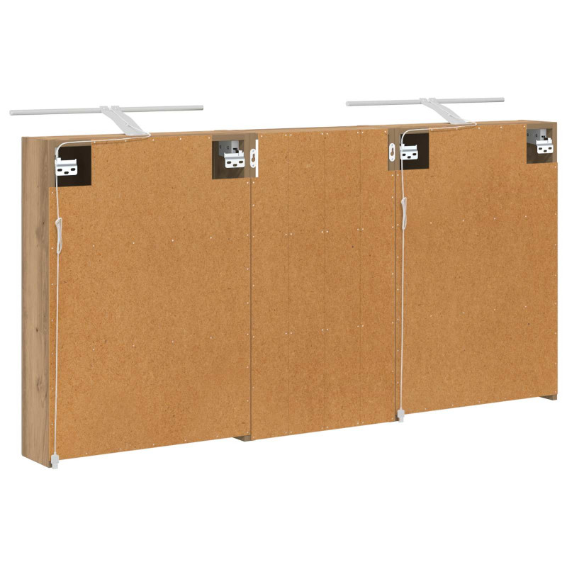 Zestaw Szafek Łazienkowych z półką 3 pcs 140 x 14,5 x 70 cm