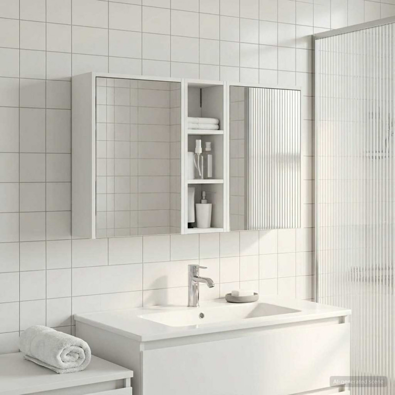 Zestaw Szafek Łazienkowych 3 pcs 106 x 16 x 62,5 cm