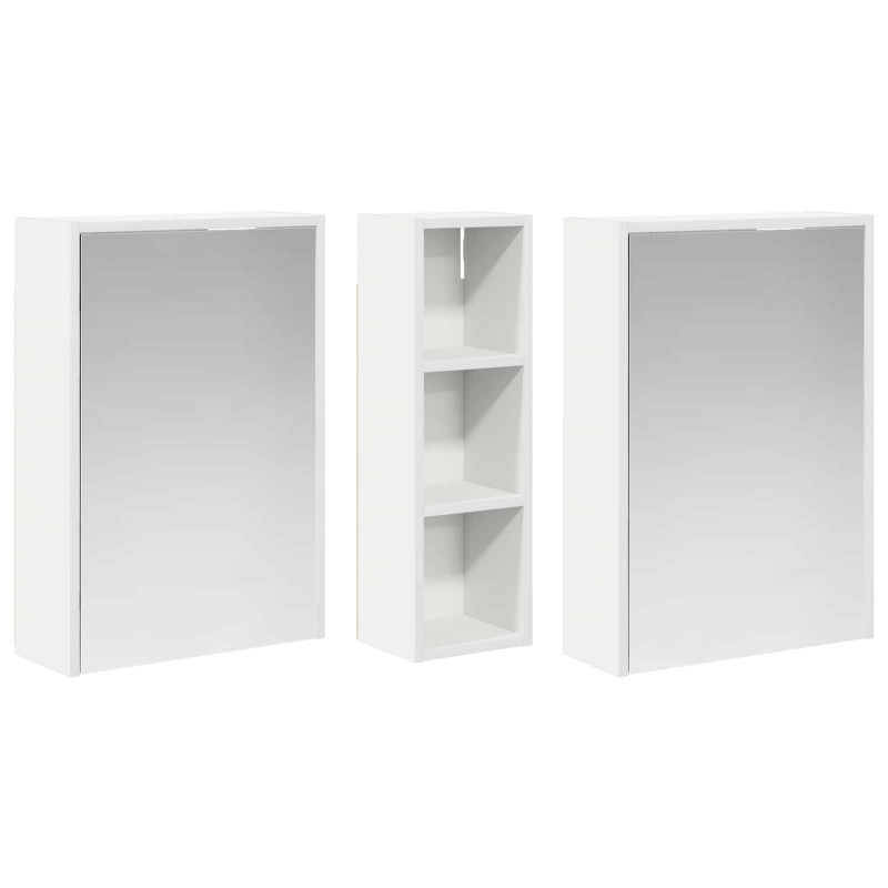 Zestaw Szafek Łazienkowych 3 pcs 106 x 16 x 62,5 cm