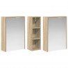 Zestaw Szafek Łazienkowych 3 pcs 106 x 16 x 62,5 cm