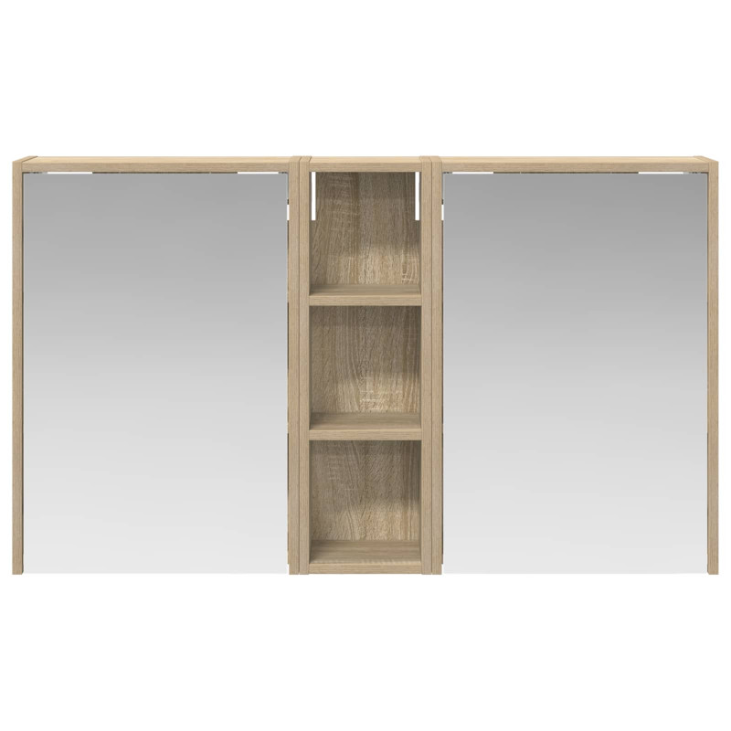 Zestaw Szafek Łazienkowych 3 pcs 106 x 16 x 62,5 cm