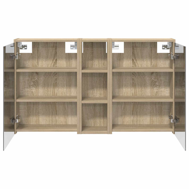 Zestaw Szafek Łazienkowych 3 pcs 106 x 16 x 62,5 cm