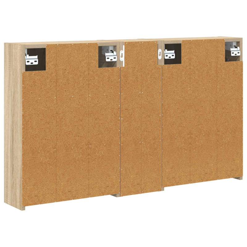 Zestaw Szafek Łazienkowych 3 pcs 106 x 16 x 62,5 cm