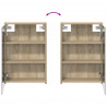 Zestaw Szafek Łazienkowych 3 pcs 106 x 16 x 62,5 cm