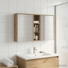 Zestaw Szafek Łazienkowych 3 pcs 106 x 16 x 62,5 cm
