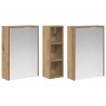 Zestaw Szafek Łazienkowych 3 pcs 106 x 16 x 62,5 cm