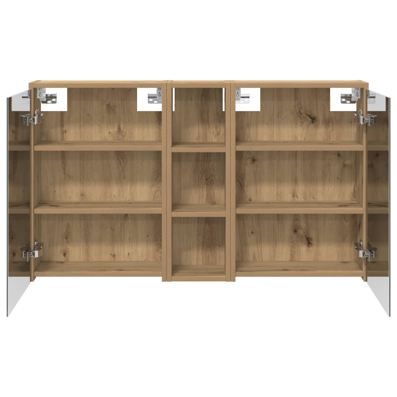 Zestaw Szafek Łazienkowych 3 pcs 106 x 16 x 62,5 cm