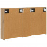 Zestaw Szafek Łazienkowych 3 pcs 106 x 16 x 62,5 cm