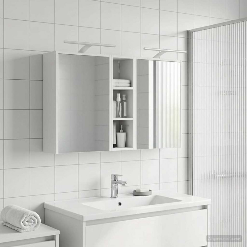 Zestaw Szafek Łazienkowych 3 pcs 106 x 16 x 62,5 cm