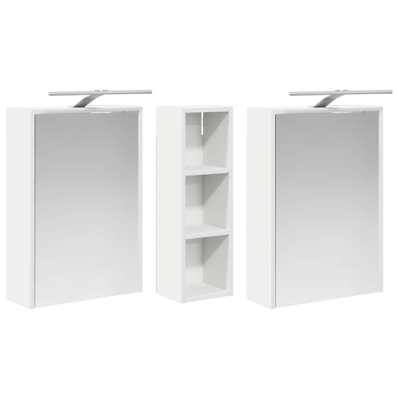 Zestaw Szafek Łazienkowych 3 pcs 106 x 16 x 62,5 cm