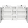 Zestaw Szafek Łazienkowych 3 pcs 106 x 16 x 62,5 cm