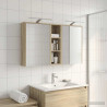 Zestaw Szafek Łazienkowych 3 pcs 106 x 16 x 62,5 cm