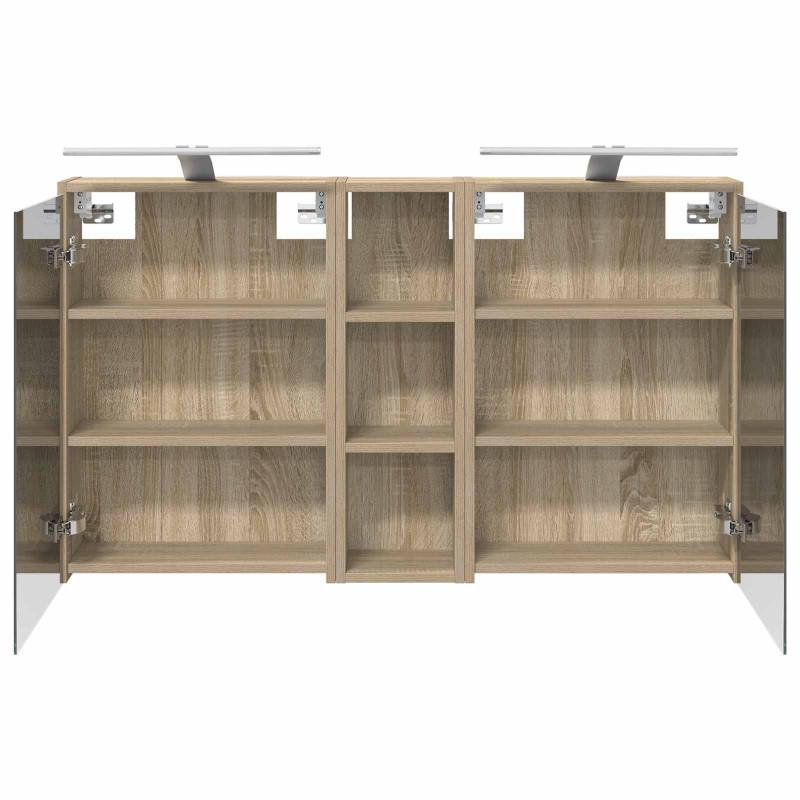 Zestaw Szafek Łazienkowych 3 pcs 106 x 16 x 62,5 cm