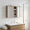 Zestaw Szafek Łazienkowych 3 pcs 106 x 16 x 62,5 cm
