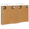 Zestaw Szafek Łazienkowych 3 pcs 106 x 16 x 62,5 cm