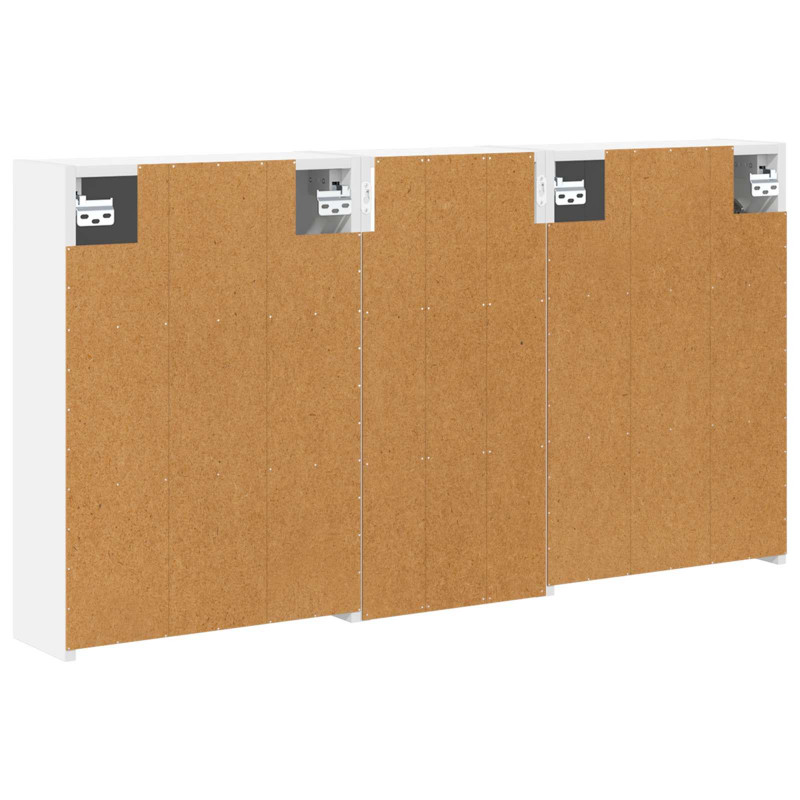 Zestaw Szafek Łazienkowych 3 pcs 116 x 16 x 62,5 cm