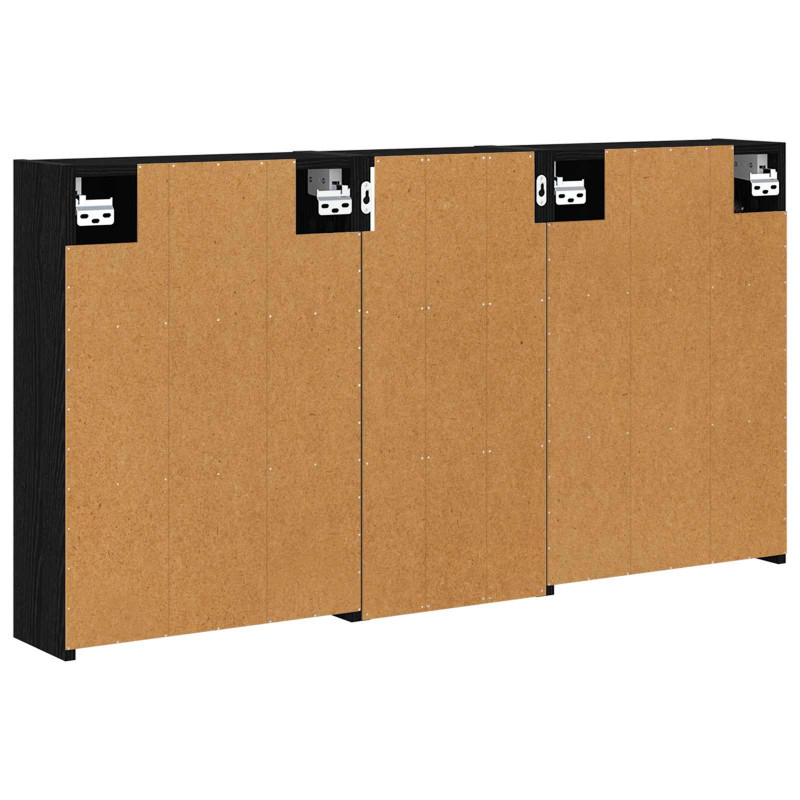 Zestaw Szafek Łazienkowych 3 pcs 116 x 16 x 62,5 cm