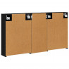 Zestaw Szafek Łazienkowych 3 pcs 116 x 16 x 62,5 cm