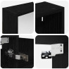 Zestaw Szafek Łazienkowych 3 pcs 116 x 16 x 62,5 cm