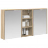 Zestaw Szafek Łazienkowych 3 pcs 116 x 16 x 62,5 cm