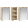 Zestaw Szafek Łazienkowych 3 pcs 116 x 16 x 62,5 cm