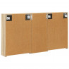 Zestaw Szafek Łazienkowych 3 pcs 116 x 16 x 62,5 cm
