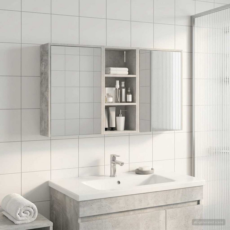Zestaw Szafek Łazienkowych 3 pcs 116 x 16 x 62,5 cm