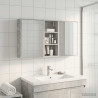 Zestaw Szafek Łazienkowych 3 pcs 116 x 16 x 62,5 cm