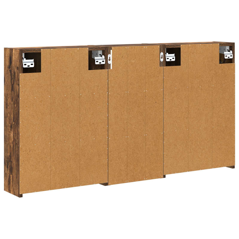 Zestaw Szafek Łazienkowych 3 pcs 116 x 16 x 62,5 cm