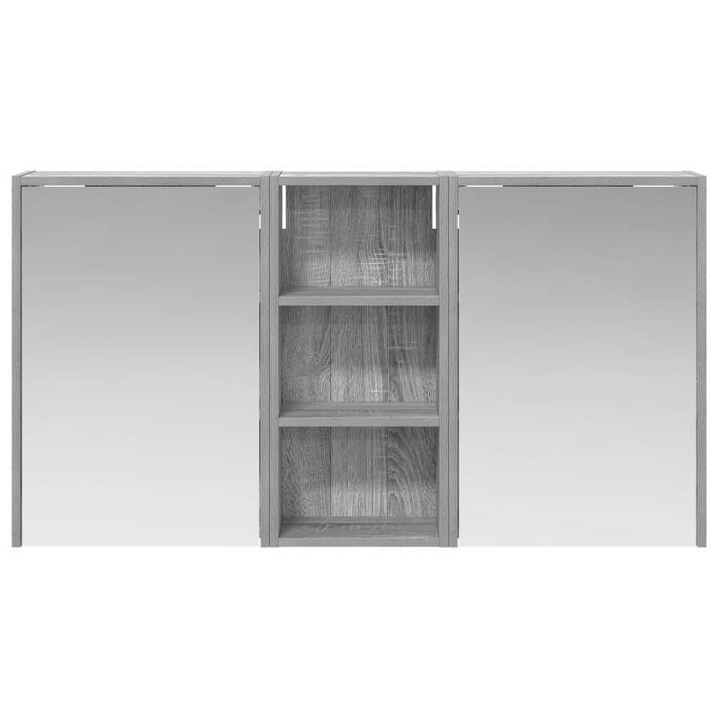 Zestaw Szafek Łazienkowych 3 pcs 116 x 16 x 62,5 cm