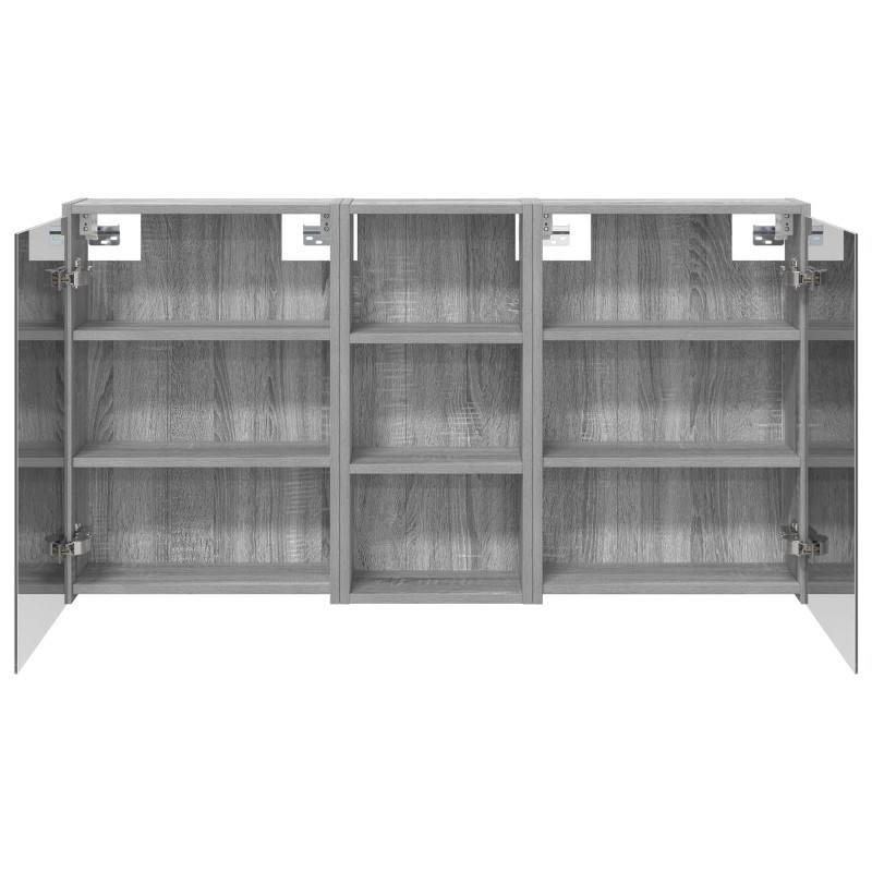 Zestaw Szafek Łazienkowych 3 pcs 116 x 16 x 62,5 cm