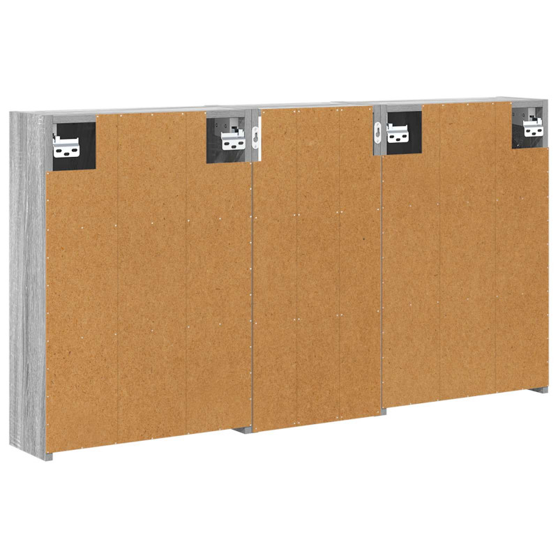 Zestaw Szafek Łazienkowych 3 pcs 116 x 16 x 62,5 cm